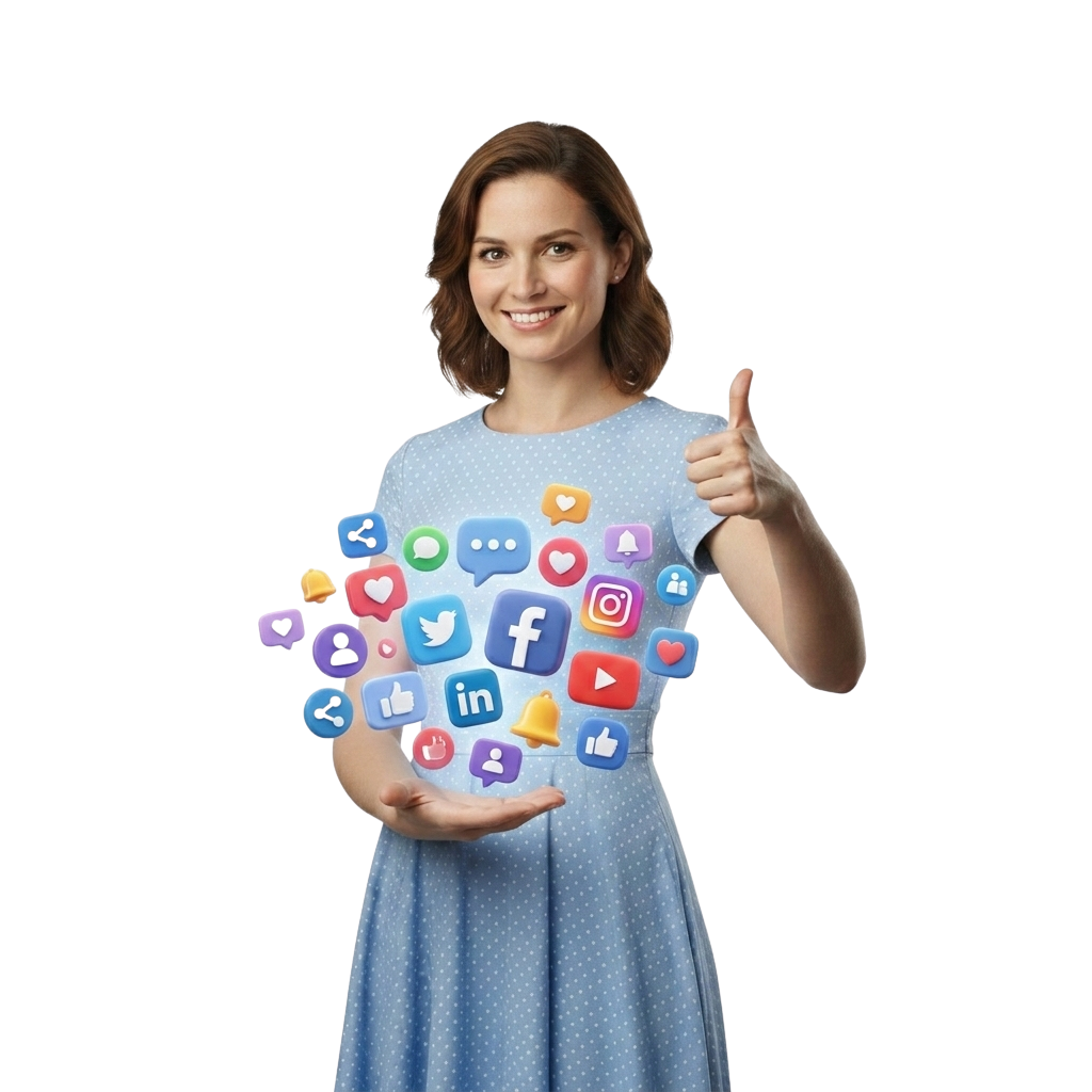 TriEdge Digiatls Social Media Marketing Service Mockup