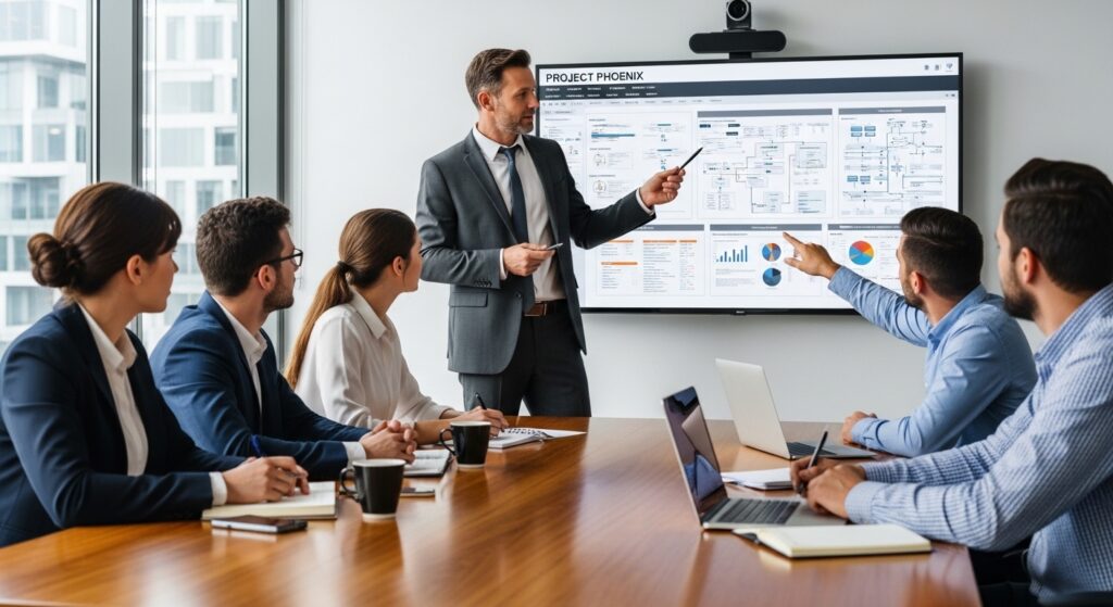 full service digital marketing agency workflow planning